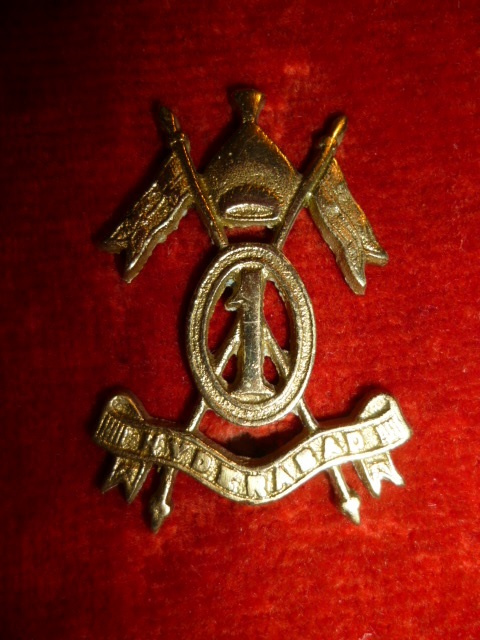 Hyderabad - 1st Imperial Service Lancers Regiment Cap Badge - Indian Army  